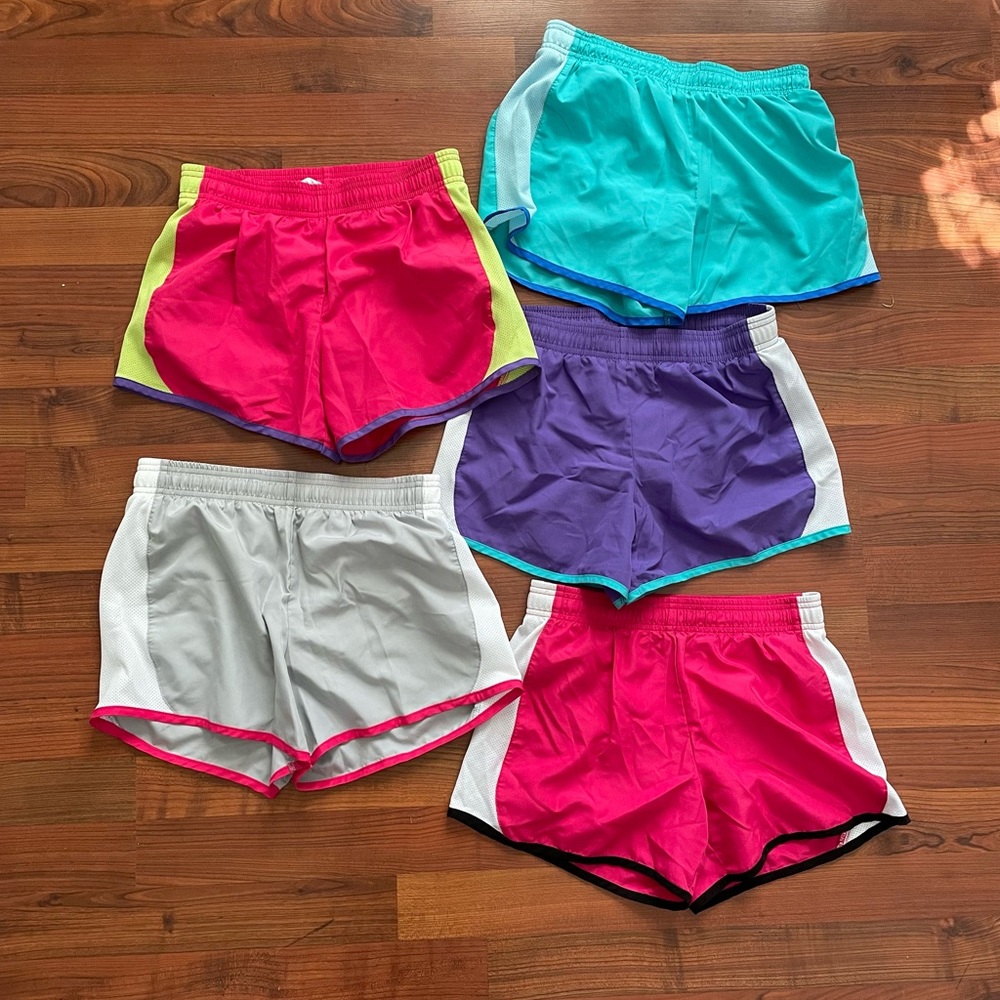 Bundle of 5 athletic shorts by Athletic Works size 14/16 XL kids